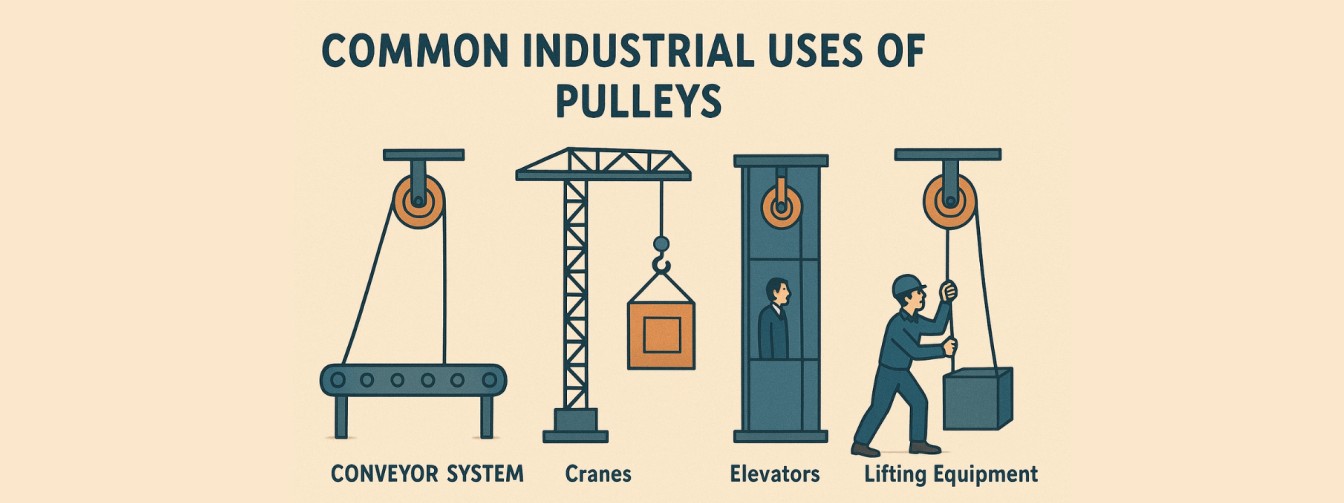 Common Industrial Uses of Pulleys